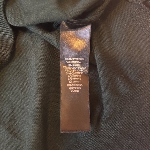 Adrianna Papell Women’s Mock Neck Step Hem Sweater (Hunter Green) Size Small NEW - Picture 6 of 8
